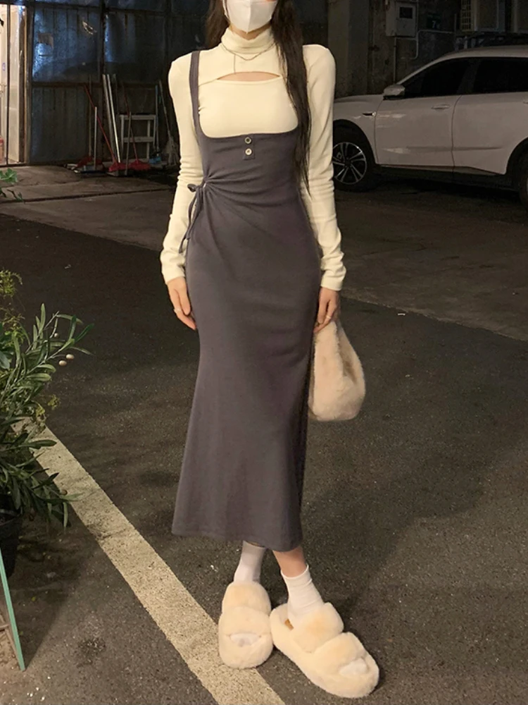Bodycon Sweater Strap Summer Y2k Piece Midi 2 2023 Women Female Korean Dress + Dress Fashion Dress Knitted Clothing Elegant Set
Bodycon Sweater Strap Summer Y2k Piece Midi 2 2023 Women Female Korean Dress + Dress Fashion Dress Knitted Clothing Elegant Set