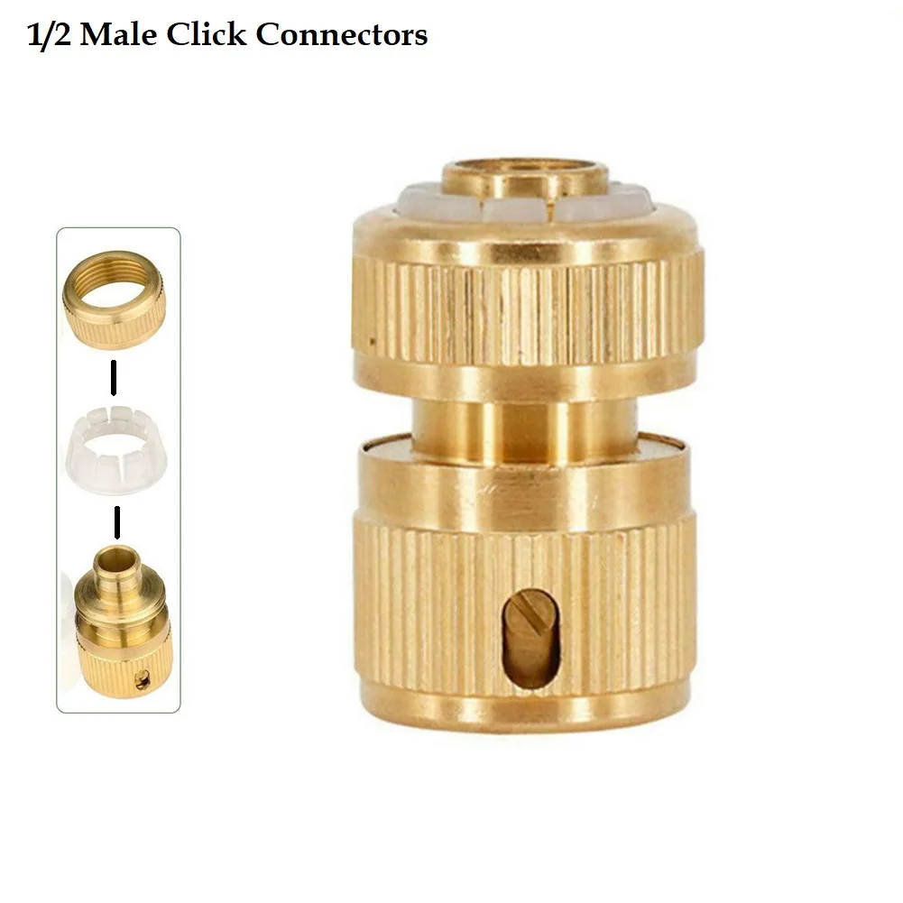 1PC Garden Hose Connector Quick Connect Solid Brass Quick Connector Fitting Connectors 1/2'' ID Hose Electric Pressure Washers
1PC Garden Hose Connector Quick Connect Solid Brass Quick Connector Fitting Connectors 1/2'' ID Hose Electric Pressure Washers