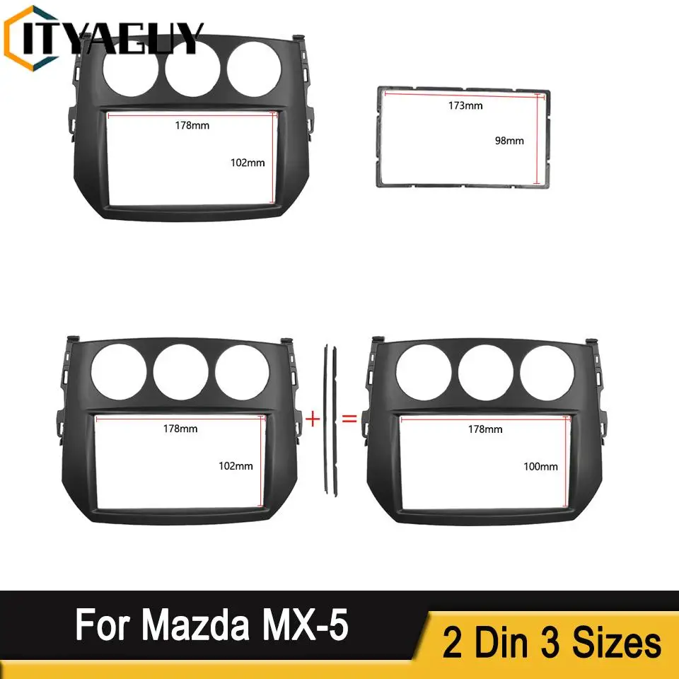 2 Din Car Audio Frame for Mazda MX-5 MX5 Miata 2005+ Dash Kit Stereo Adapter CD Trim Panel DVD Kit Fascia Facia
2 Din Car Audio Frame for Mazda MX-5 MX5 Miata 2005+ Dash Kit Stereo Adapter CD Trim Panel DVD Kit Fascia Facia