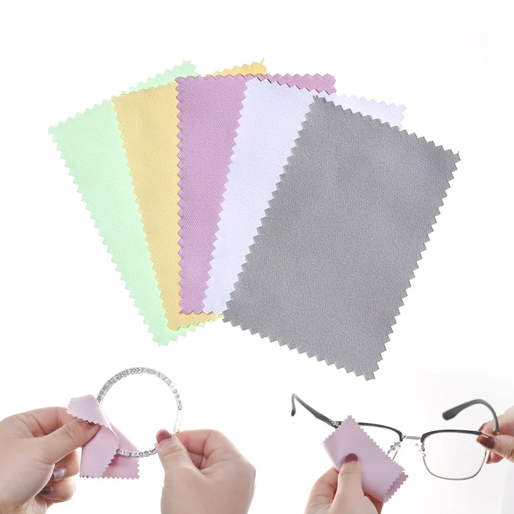 20pcs Microfiber Glasses Cleaner Phone Screen Wipe Cloth Silver Polish Cloth Jewelry Cleaning Cloth Keep Jewelry Shining Tools
20pcs Microfiber Glasses Cleaner Phone Screen Wipe Cloth Silver Polish Cloth Jewelry Cleaning Cloth Keep Jewelry Shining Tools