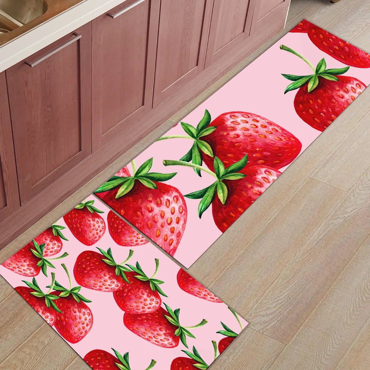 Strawberry Fruit Red Fresh Door Mat Set Rugs and Carpets for Home Kitchen Entrance Door Mat Welcome Mats for Front Door
Strawberry Fruit Red Fresh Door Mat Set Rugs and Carpets for Home Kitchen Entrance Door Mat Welcome Mats for Front Door