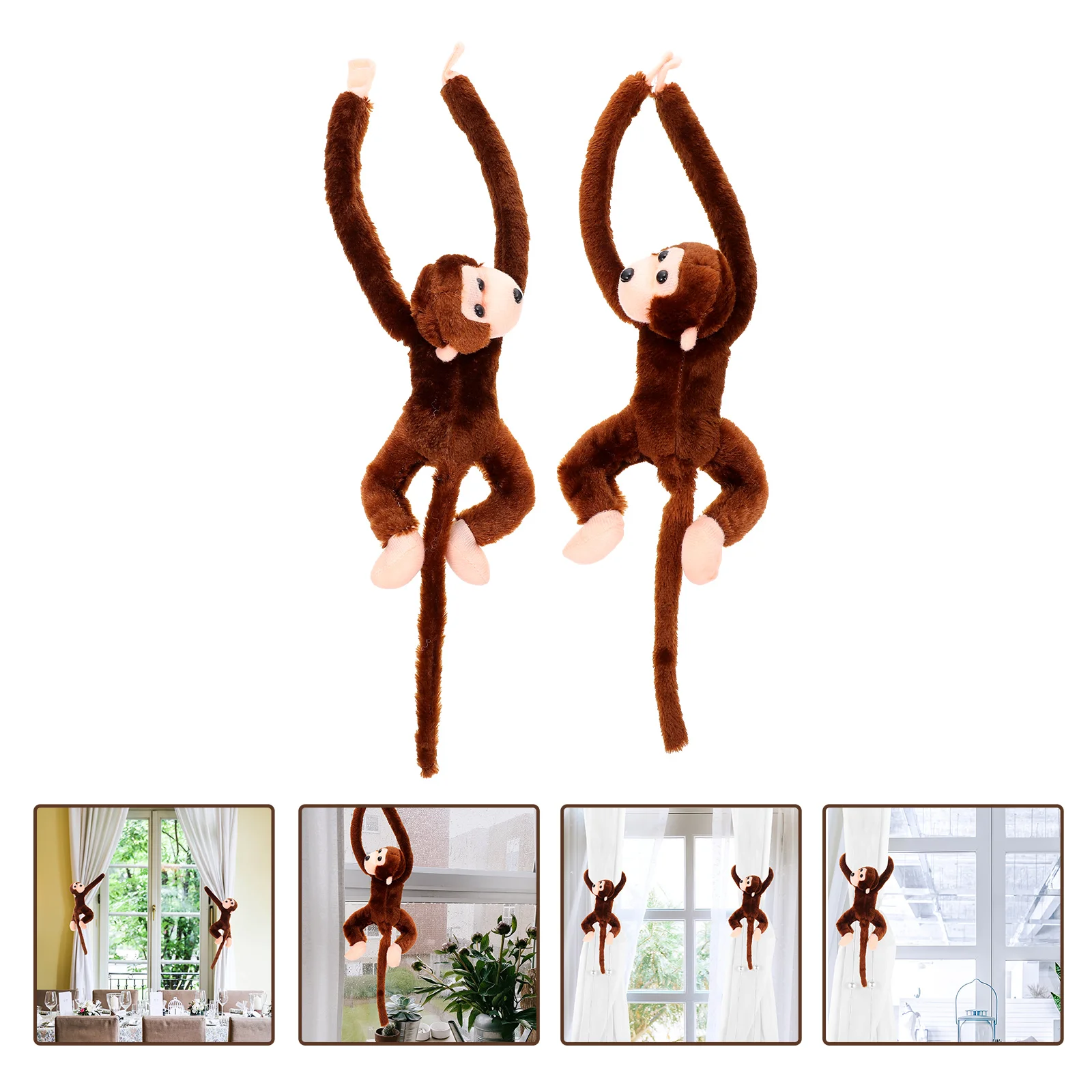 Curtain Monkey Tieback Buckle Animal Plush Hook Holdbacks Rope Holdback Curtains Window Cartoon Adjustable Straps Tie Fixing
Curtain Monkey Tieback Buckle Animal Plush Hook Holdbacks Rope Holdback Curtains Window Cartoon Adjustable Straps Tie Fixing