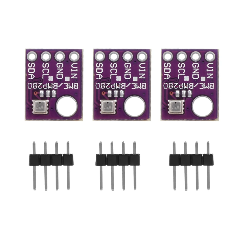 3PCS BME280 5V Digital Sensor Temperature Humidity Barometric Pressure Sensor Module I2C SPI BME280 Sensor Module
3PCS BME280 5V Digital Sensor Temperature Humidity Barometric Pressure Sensor Module I2C SPI BME280 Sensor Module