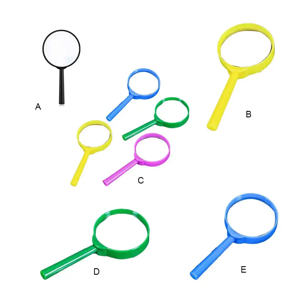 8 Pieces Kids Magnifying Glass Portable Reusable 5X Handheld Student Old People Reading Crafts Making Magnifier Green
8 Pieces Kids Magnifying Glass Portable Reusable 5X Handheld Student Old People Reading Crafts Making Magnifier Green