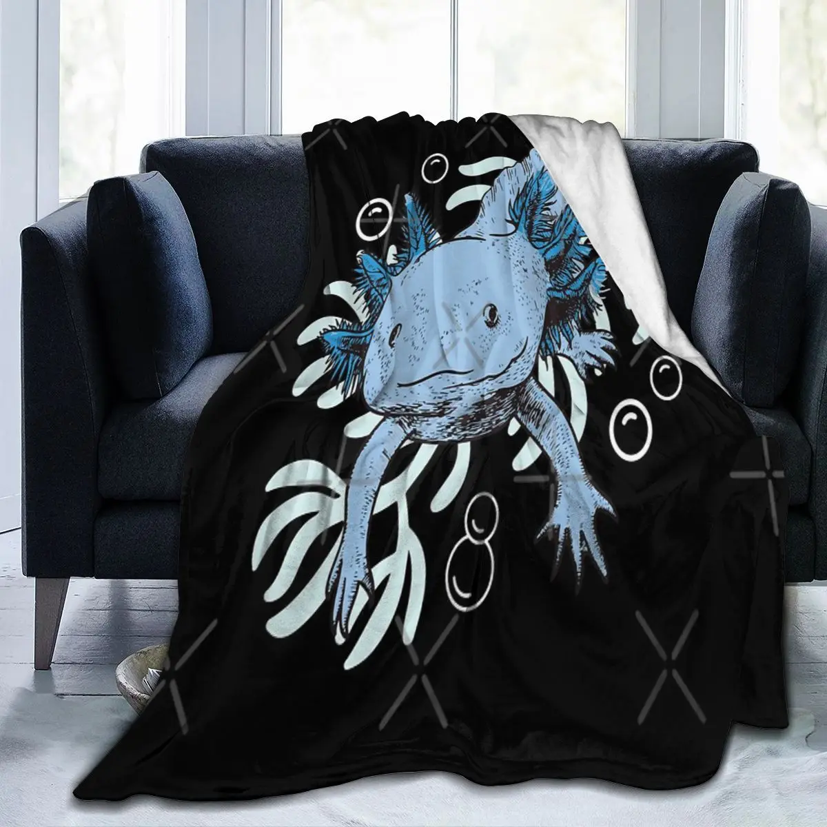 Blue Axolotl Coral Blanket, Facecloth Blanket Retro ValentineS Day AntiPilling Customizable
Blue Axolotl Coral Blanket, Facecloth Blanket Retro ValentineS Day AntiPilling Customizable