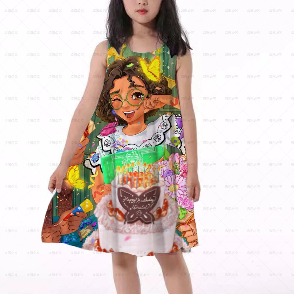 Disney Encanto Charm Dresses Halloween Summer Children Princess Mirabel Dress Birthday Party Role Play Costume Kids Prom Gowns
Disney Encanto Charm Dresses Halloween Summer Children Princess Mirabel Dress Birthday Party Role Play Costume Kids Prom Gowns