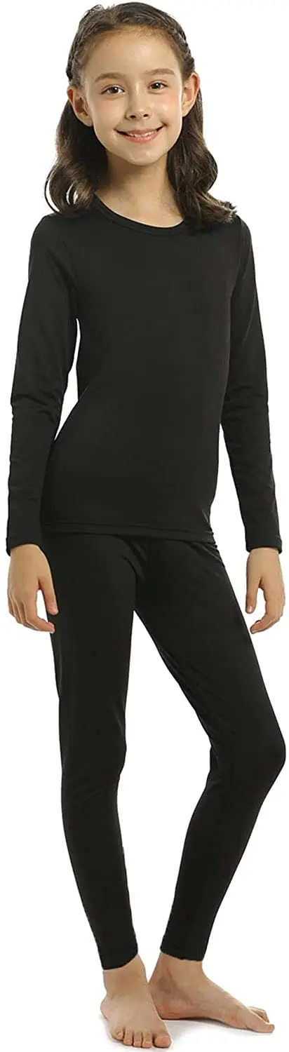 Girls Thermal Underwear Set Kids Long Johns Fleece Lined Base Layer Top & Bottom
Girls Thermal Underwear Set Kids Long Johns Fleece Lined Base Layer Top & Bottom