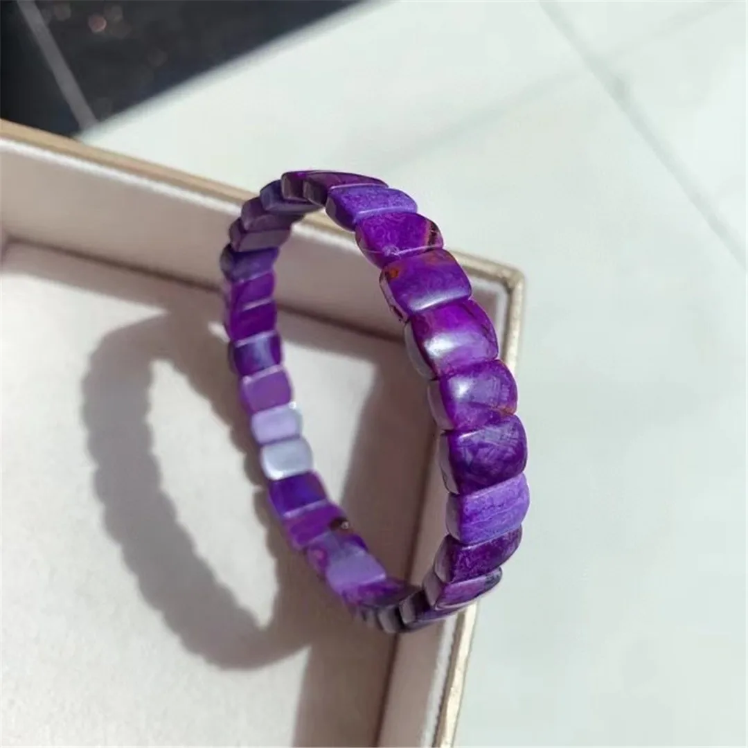 Natural Purple Sugilite Bangle Bracelet Jewelry For Women Lady Men Lucky Gift Crystal 8x5mm Beads Stone Gemstone Strands AAAAA
Natural Purple Sugilite Bangle Bracelet Jewelry For Women Lady Men Lucky Gift Crystal 8x5mm Beads Stone Gemstone Strands AAAAA