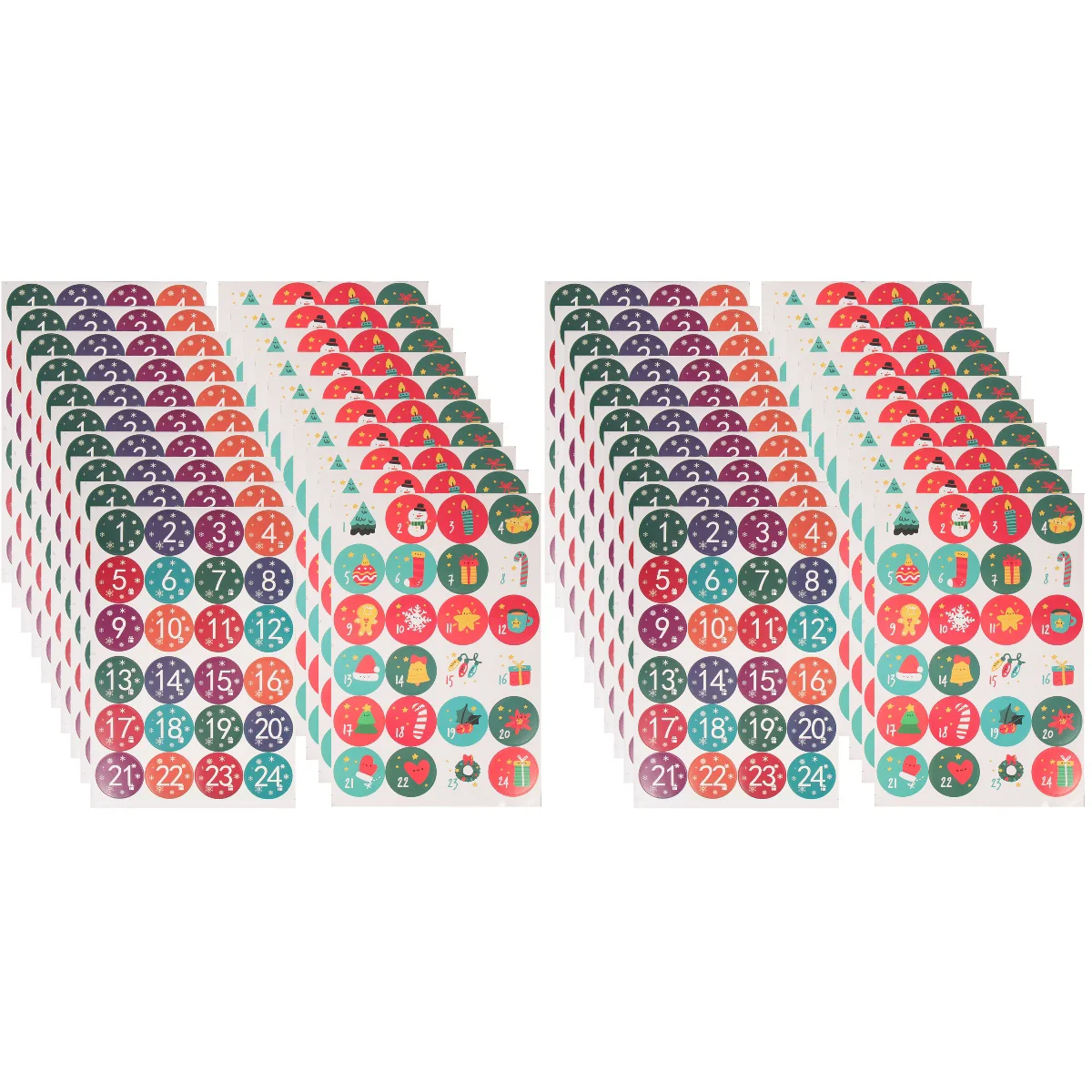 40 Sheets of Countdown Stickers Christmas Party Gift Labels Decorative Decals Party Favors
40 Sheets of Countdown Stickers Christmas Party Gift Labels Decorative Decals Party Favors