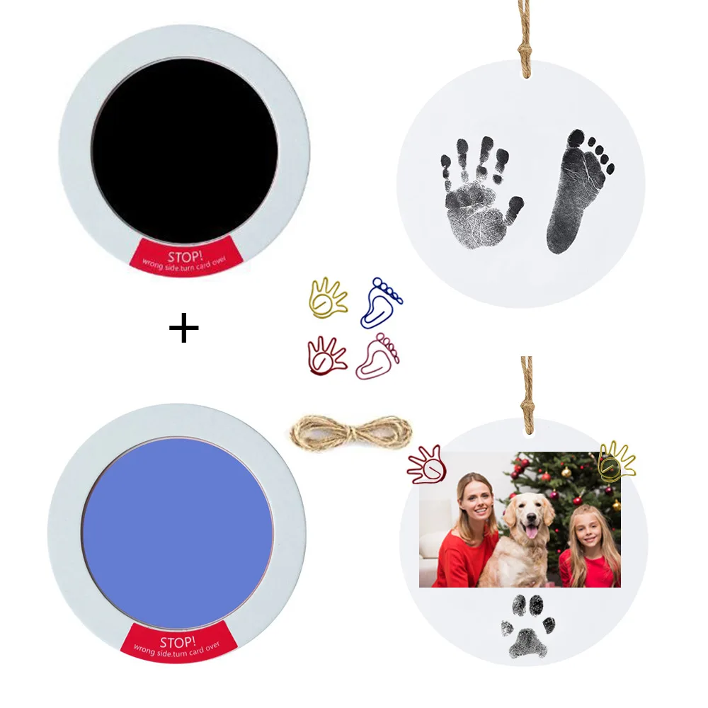 7pcs Set Newborn Baby Hand And Footprint Kit DIY Ink Pads Photo Frame Handprint Toddlers Souvenir Accessories Safe Clean Gift 
7pcs Set Newborn Baby Hand And Footprint Kit DIY Ink Pads Photo Frame Handprint Toddlers Souvenir Accessories Safe Clean Gift
