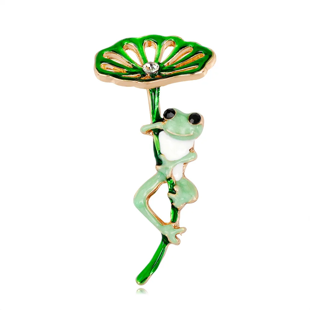 TULX Cute Frog Lotus Leaf Brooches For Women Green Enamel Animal Flower Party Brooch Pins Suit Hats Accessories Scarf Buckles
TULX Cute Frog Lotus Leaf Brooches For Women Green Enamel Animal Flower Party Brooch Pins Suit Hats Accessories Scarf Buckles