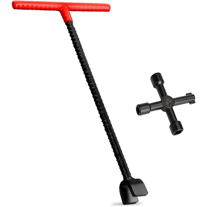 Water Meter Key 16 Inch Enforced Steel T-Handle With 4-Way Multi-Functional Chuck Key Drill Press
Water Meter Key 16 Inch Enforced Steel T-Handle With 4-Way Multi-Functional Chuck Key Drill Press