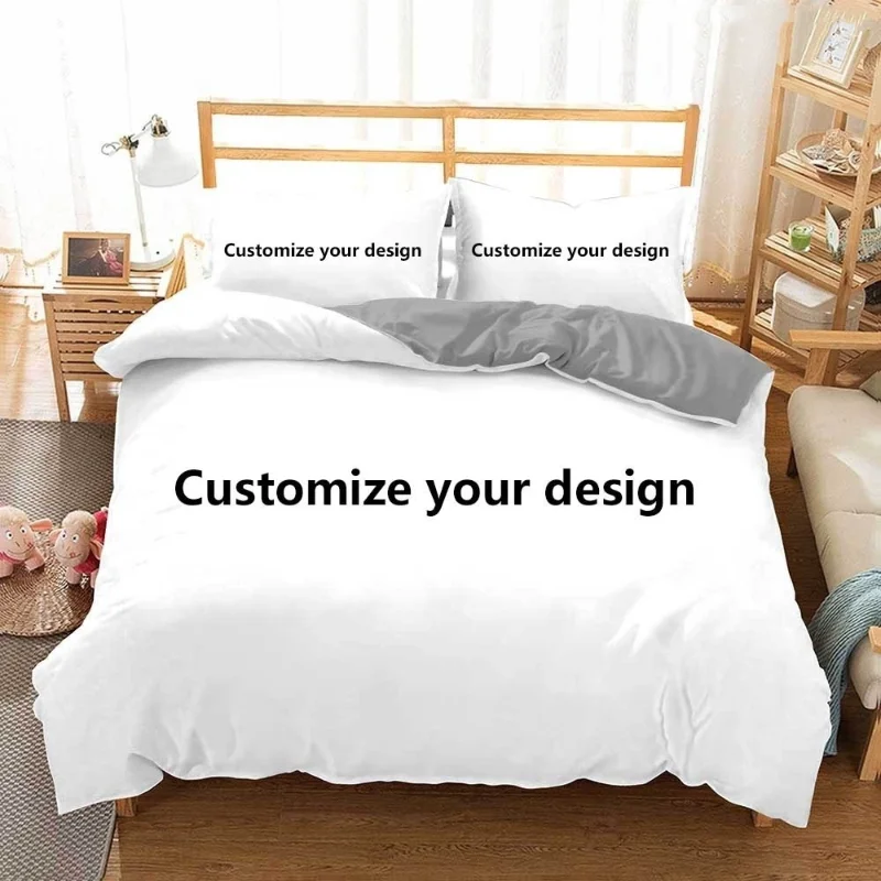 Custom Duvet Cover King Queen Luxury 3D Personalized Customization Print Bedding Set 2/3Pcs Quilt Cover Pink Blue Coffee Color
Custom Duvet Cover King Queen Luxury 3D Personalized Customization Print Bedding Set 2/3Pcs Quilt Cover Pink Blue Coffee Color