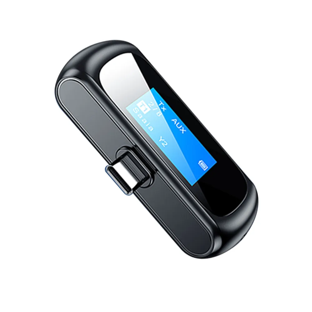 Car Bluetooth 5.1 Adapter Wireless Type-C Audio Transmitter Large LCD Display Lossless Sound Quality Phone Call
Car Bluetooth 5.1 Adapter Wireless Type-C Audio Transmitter Large LCD Display Lossless Sound Quality Phone Call