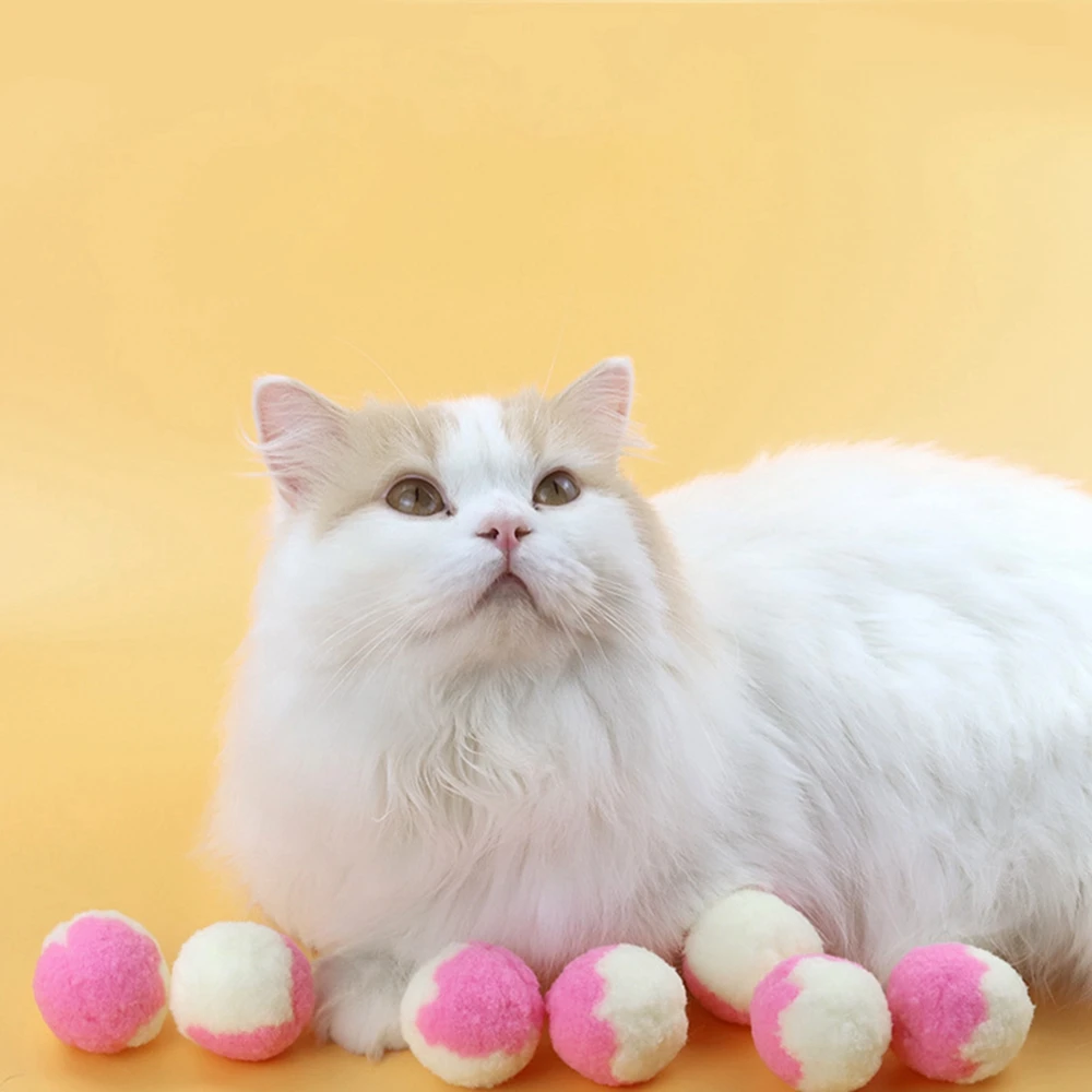 12pcs/set Funny Cat Toys Stretch Plush Ball Cat Toy Creative Colorful Interactive Pompom Cat Chew Toy DIY Handmade Sewing Craft
12pcs/set Funny Cat Toys Stretch Plush Ball Cat Toy Creative Colorful Interactive Pompom Cat Chew Toy DIY Handmade Sewing Craft
