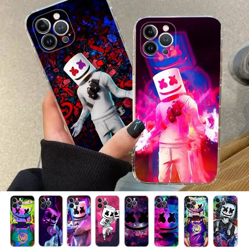 DJ M-Marshmello Phone Case For iPhone 14 11 12 13 Mini Pro XS Max Cover 6 7 8 Plus X XR SE 2020 Funda Shell
DJ M-Marshmello Phone Case For iPhone 14 11 12 13 Mini Pro XS Max Cover 6 7 8 Plus X XR SE 2020 Funda Shell