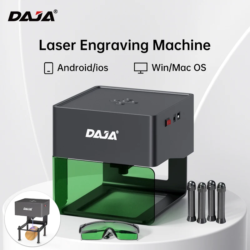 DAJA Mini Portable Laser Engraver Diy Bluetooth Machine Painted Dog Tag Paper Leather Wooden Plastic Logo CNC Machine
DAJA Mini Portable Laser Engraver Diy Bluetooth Machine Painted Dog Tag Paper Leather Wooden Plastic Logo CNC Machine