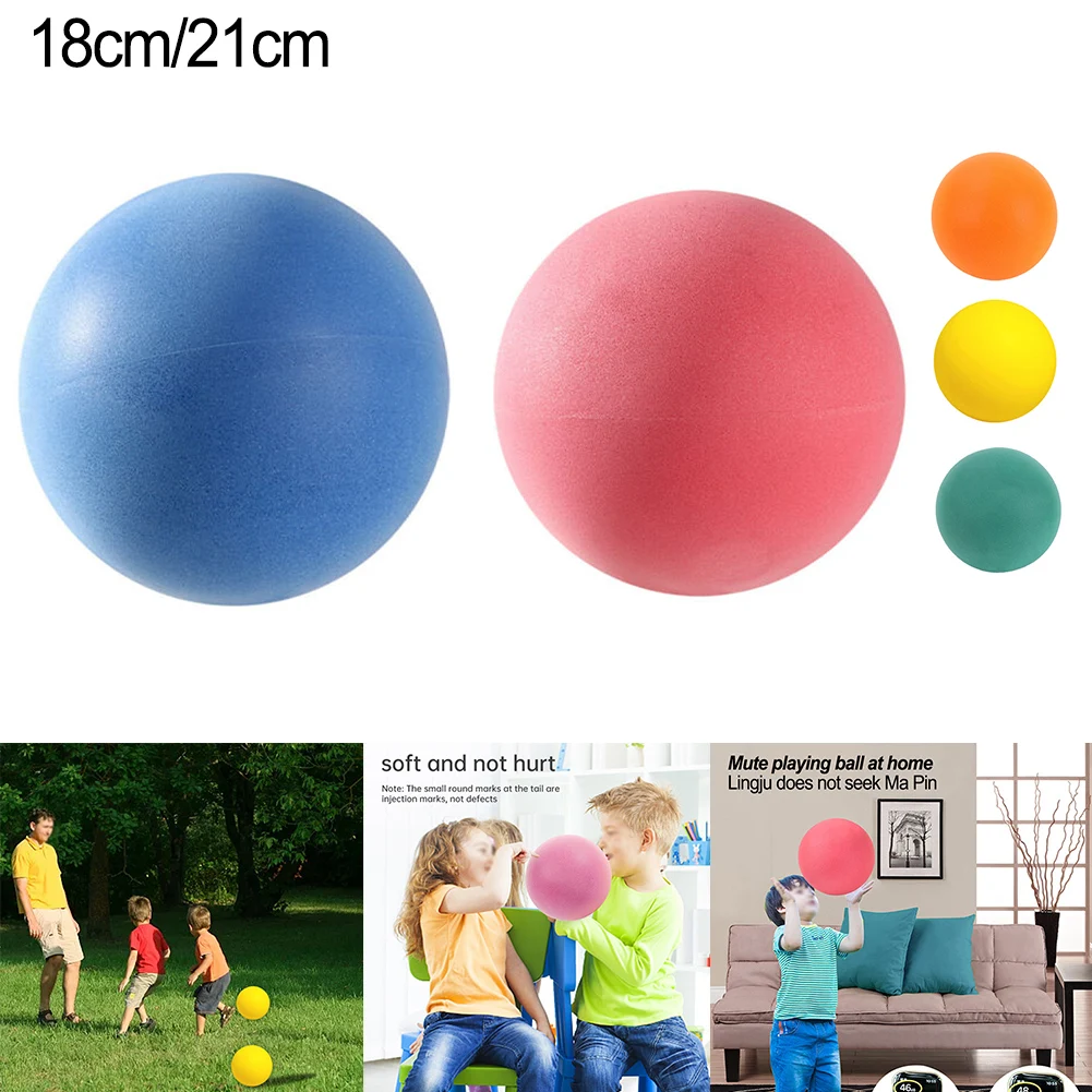 1pc Elastic Mute Bouncing Ball Hot Sale PVC Foam Ball Uncoated High Density Ball Diameter 21 18cm Sports Toy Games Parts
1pc Elastic Mute Bouncing Ball Hot Sale PVC Foam Ball Uncoated High Density Ball Diameter 21 18cm Sports Toy Games Parts