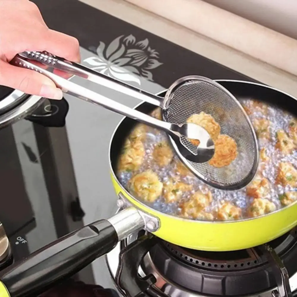 Stainless Steel Filter Spoon with Clip Fried Food Chicken Drumsticks Colander stainless steel Kitchen Accessories
Stainless Steel Filter Spoon with Clip Fried Food Chicken Drumsticks Colander stainless steel Kitchen Accessories