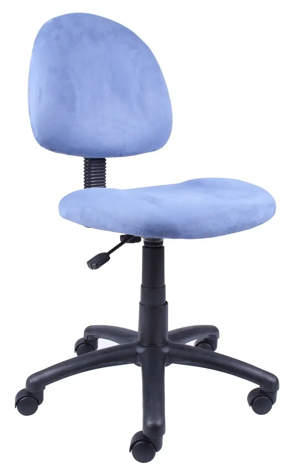 

Boss Office Products B325-BE Perfect Posture Deluxe Modern Home Office Chair without Arms, Blue