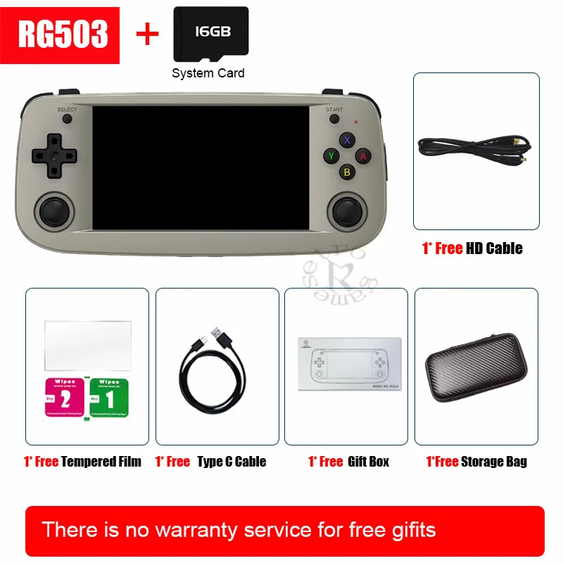 ANBERNIC 4,95 дюйма RG503 Ретро портативная игровая консоль для PS1 N64 PSP, портативная игровая консоль с Wi-Fi, ТВ-выходом, сумка для видеоигр
ANBERNIC 4,95 дюйма RG503 Ретро портативная игровая консоль для PS1 N64 PSP, портативная игровая консоль с Wi-Fi, ТВ-выходом, сумка для видеоигр