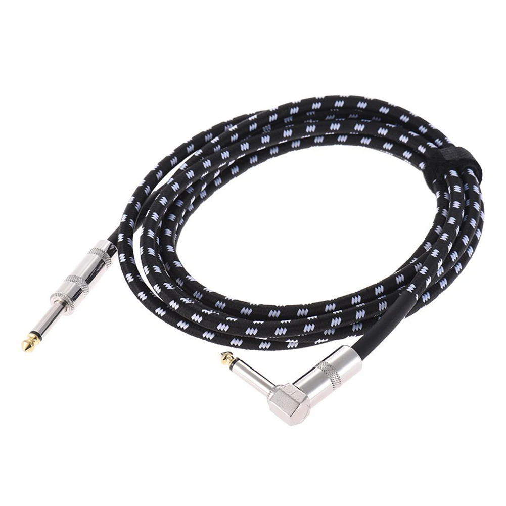 3 Meters/10 Feet Electric Guitar Bass Musical Instrument Cable Cord 1/4 Inch Straight to Right Angle Plug Woven Jacket
3 Meters/10 Feet Electric Guitar Bass Musical Instrument Cable Cord 1/4 Inch Straight to Right Angle Plug Woven Jacket
