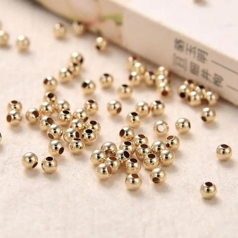 14k Gold Beads For Jewelry Making For Jewelry Making Diy Necklace Earring Bracelet Charms Pendant Jewellery Accessories 
14k Gold Beads For Jewelry Making For Jewelry Making Diy Necklace Earring Bracelet Charms Pendant Jewellery Accessories