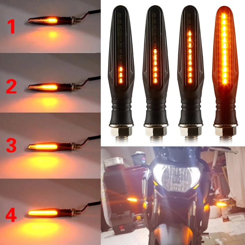 12V LED Motorcycle Water Flowing Turn Signal Lights with E-MARK 335SMD Waterproof M10 Bolt Motorcycle Indicator Flashing Light
12V LED Motorcycle Water Flowing Turn Signal Lights with E-MARK 335SMD Waterproof M10 Bolt Motorcycle Indicator Flashing Light