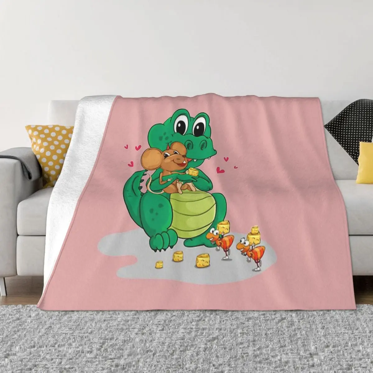 

Readosaurus Oak Lizard Moriah Portable Warm Throw Blankets for Bedding Travel