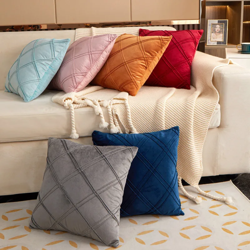 Home Fabric Velvet Pillow Case Living Room Sofa Solid Color Pillow Bedroom Bedside Cushion Cover Waist Support Office Supplies
Home Fabric Velvet Pillow Case Living Room Sofa Solid Color Pillow Bedroom Bedside Cushion Cover Waist Support Office Supplies
