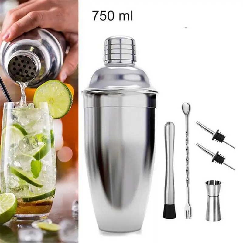 NEW Cocktail Shaker 750ml Stainless Steel Wine Martini Boston Shaker Mixer For Bar Party Bartender Tools Bar Party Accessories
NEW Cocktail Shaker 750ml Stainless Steel Wine Martini Boston Shaker Mixer For Bar Party Bartender Tools Bar Party Accessories