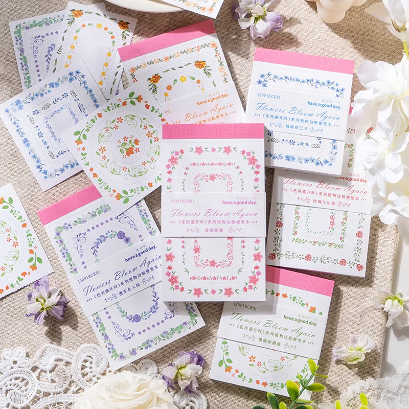 30pcs/lot Memo Pads Material Paper flowers bloom Junk Journal Scrapbooking Cards Retro Background Decoration Paper
30pcs/lot Memo Pads Material Paper flowers bloom Junk Journal Scrapbooking Cards Retro Background Decoration Paper