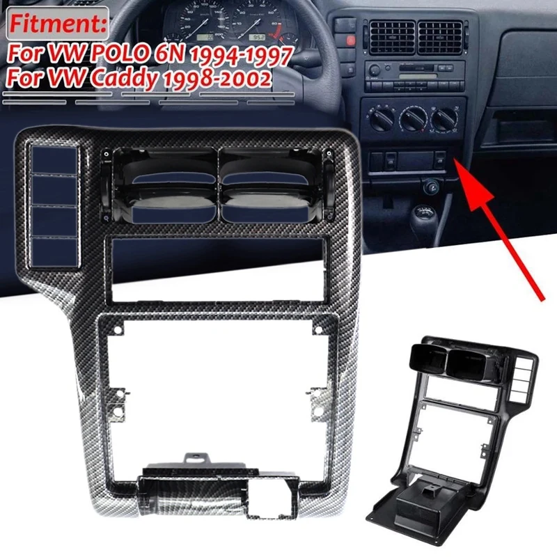 Carbon Fiber Style Center Console Grill Dash AC Air Vent Grille for Polo 6N 1994-1997 Caddy 1998-2002 6N1858069A
Carbon Fiber Style Center Console Grill Dash AC Air Vent Grille for Polo 6N 1994-1997 Caddy 1998-2002 6N1858069A