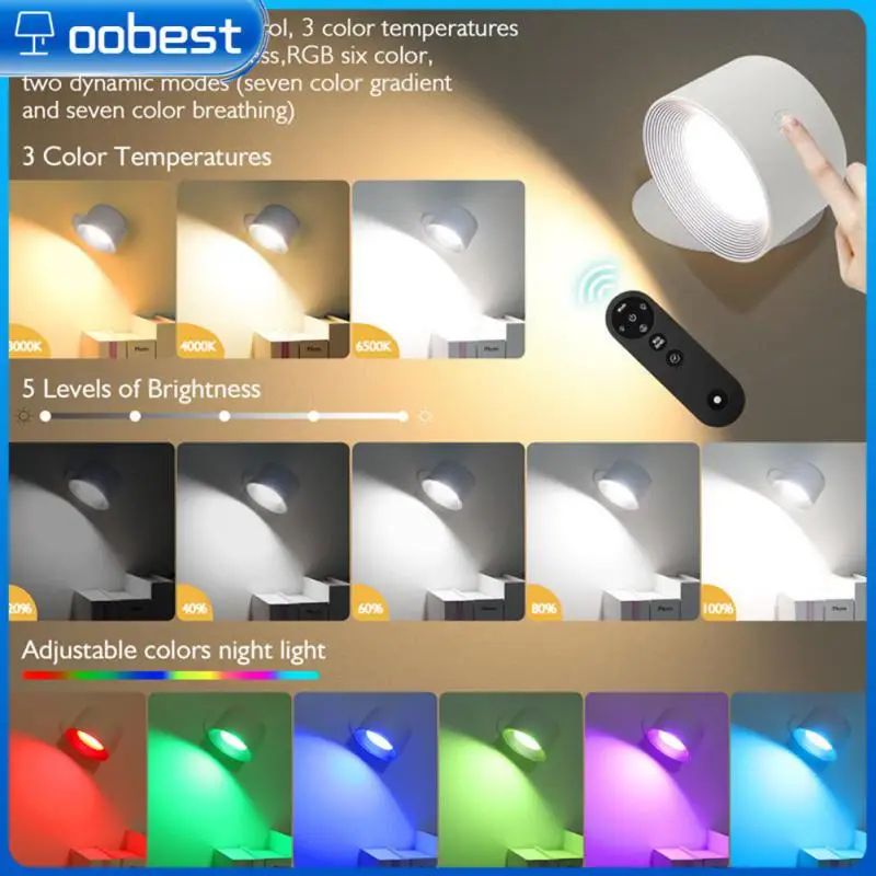 Remote Control Touch Magnetic Color Changing Lamp 360 Degree Rotation Usb Charging Punch-free Remote Control Wall Lamp
Remote Control Touch Magnetic Color Changing Lamp 360 Degree Rotation Usb Charging Punch-free Remote Control Wall Lamp