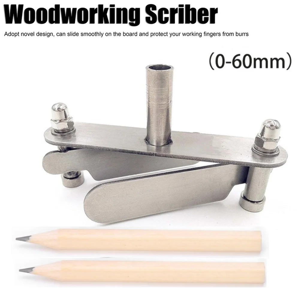 Wood Marking Center Finder Centering Scriber Marking Gauge Scribers Mapping Marking Center Finder + Pencils 0-60mm/40-100mm
Wood Marking Center Finder Centering Scriber Marking Gauge Scribers Mapping Marking Center Finder + Pencils 0-60mm/40-100mm