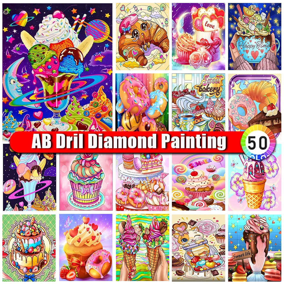 Zipper Bag AB Diamond Painting Kit Cartoon Rhinestones Diamond Embroidery Cake ice cream Art Full Drill Mosaic Home Decor Gift
Zipper Bag AB Diamond Painting Kit Cartoon Rhinestones Diamond Embroidery Cake ice cream Art Full Drill Mosaic Home Decor Gift
