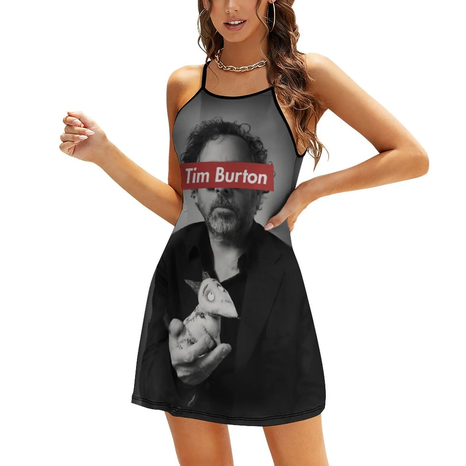 Exotic Tim Burton Essential Women's Sling Dress Nerd Vacations Woman's Dress The Dress Graphic
Exotic Tim Burton Essential Women's Sling Dress Nerd Vacations Woman's Dress The Dress Graphic
