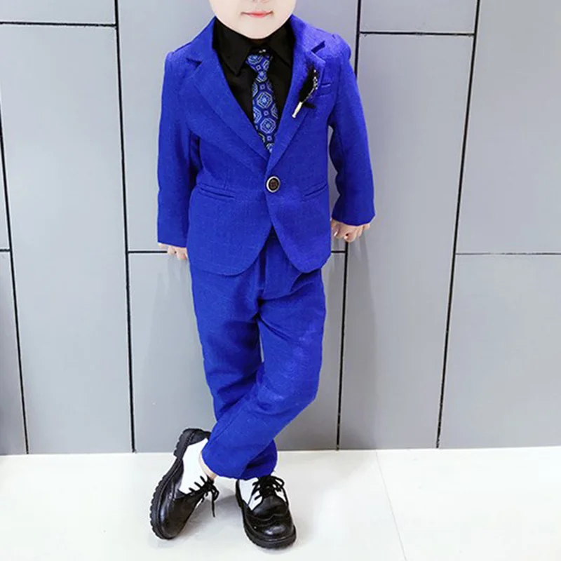 2023 Elegant One Bridegroom Breasted Party Kid Suits New Style Blue Boy's Business Suits 2 Pieces(Jacket+Pant )traje de novio
2023 Elegant One Bridegroom Breasted Party Kid Suits New Style Blue Boy's Business Suits 2 Pieces(Jacket+Pant )traje de novio