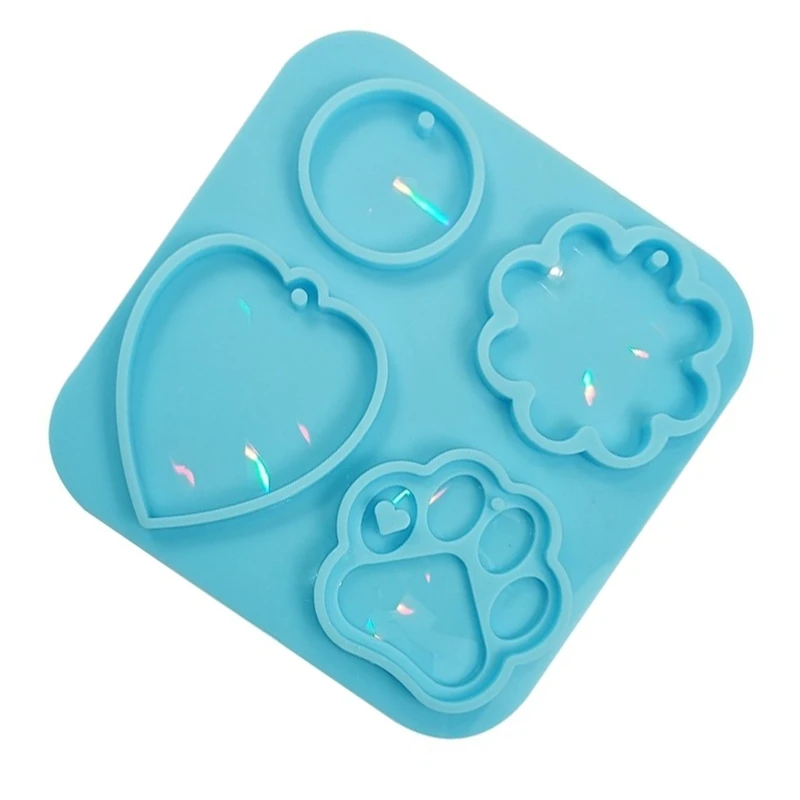 1Piece Blue DIY Craft Casting Tool Holographic Light And Shadow Keychain Crystal Epoxy Resin Mold Jewelry Pendant Silicone Mould
1Piece Blue DIY Craft Casting Tool Holographic Light And Shadow Keychain Crystal Epoxy Resin Mold Jewelry Pendant Silicone Mould
