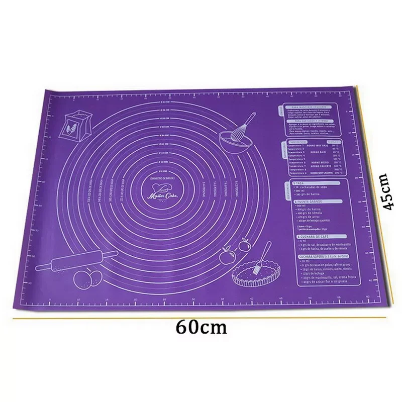 Silicone Pastry Mat Baking Mats With Measurement Non-Stick Baking Counter Panel Dough Rolling Sheet For Pizza Cake Kitchen Tools
Silicone Pastry Mat Baking Mats With Measurement Non-Stick Baking Counter Panel Dough Rolling Sheet For Pizza Cake Kitchen Tools