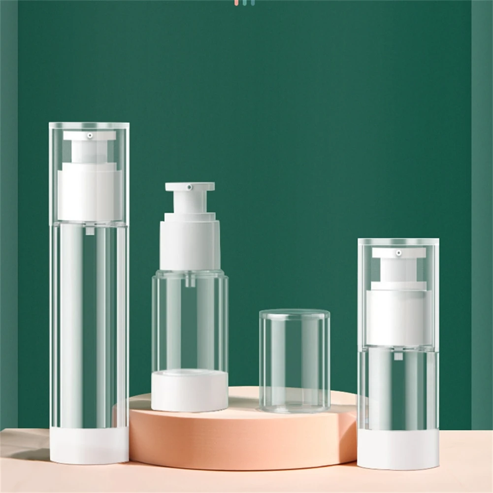 15/30/50ML Travel Transparent Empty Bottle Refillable Plastic Vacuum Spray Bottle Lotion Sub-Bottling Airless Cosmetic Bottle
15/30/50ML Travel Transparent Empty Bottle Refillable Plastic Vacuum Spray Bottle Lotion Sub-Bottling Airless Cosmetic Bottle