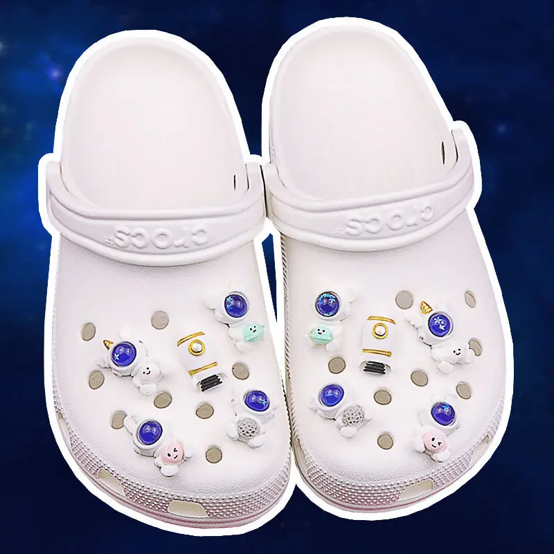 Charms for Crocs DIY Little Astronauts Adornment Clogs Sandals Croc Decoration Croc Accessories
Charms for Crocs DIY Little Astronauts Adornment Clogs Sandals Croc Decoration Croc Accessories