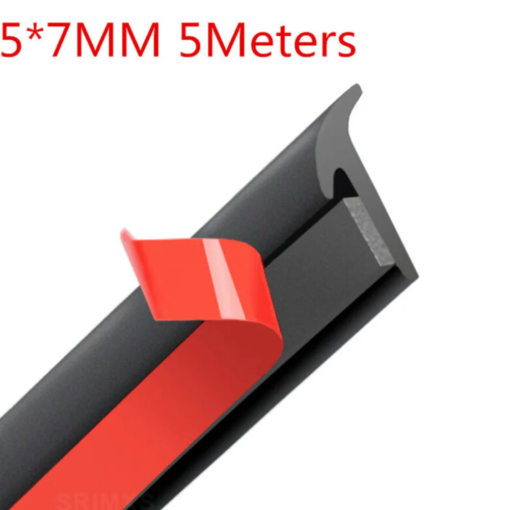 Car Door Rubber Seal Strips 5M T-Type Rubber Sealing Strip Black For Car Edge Trim Bumper Lip Side Skirt
Car Door Rubber Seal Strips 5M T-Type Rubber Sealing Strip Black For Car Edge Trim Bumper Lip Side Skirt