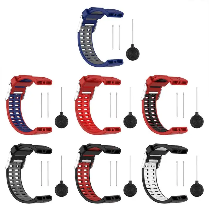 Silicone Replacement Wrist Watch Band for GPS Smartwatch Soft Adjustable Sports Bracelet Strap with Tools
Silicone Replacement Wrist Watch Band for GPS Smartwatch Soft Adjustable Sports Bracelet Strap with Tools