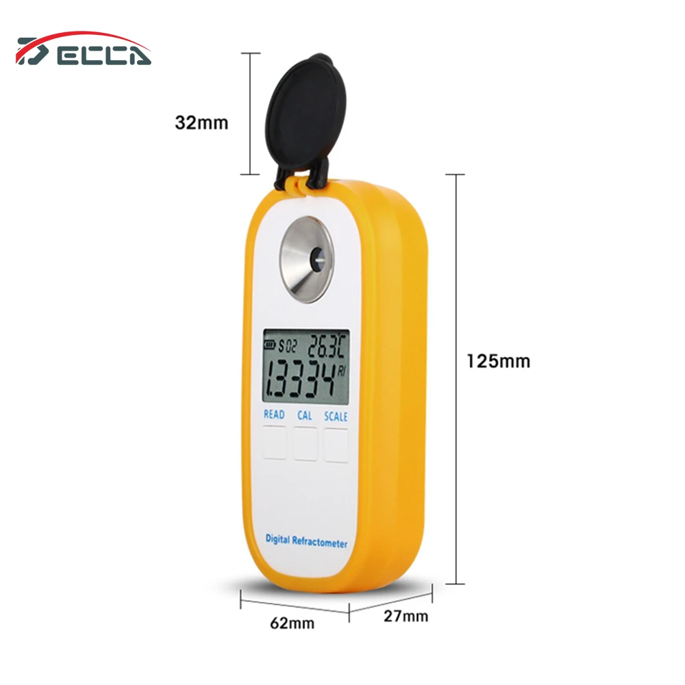 Automatic Refractometer Brix Portable Inline Honey Hand Held Manual High Quality Precise Universal Refractometer Lab Meter 301
Automatic Refractometer Brix Portable Inline Honey Hand Held Manual High Quality Precise Universal Refractometer Lab Meter 301
