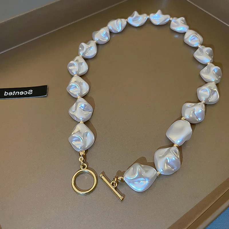 Irregular Baroque Pearl Necklace Female Choker Collarbone Senior Design Sense Exaggerated 2023 New Daily Wear Fashion Jewelry
Irregular Baroque Pearl Necklace Female Choker Collarbone Senior Design Sense Exaggerated 2023 New Daily Wear Fashion Jewelry
