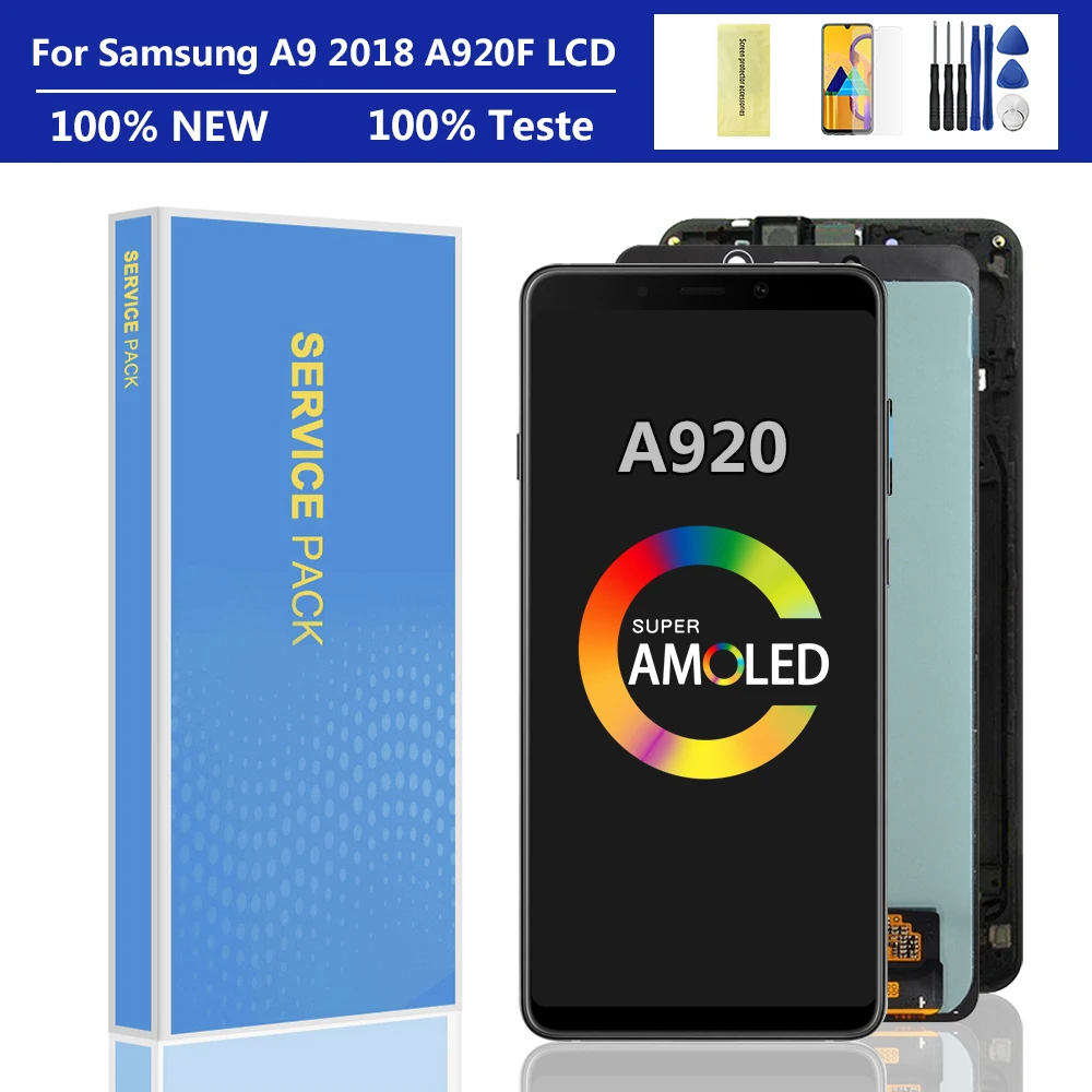 100% Оригинальный Для Samsung Galaxy A9 2018 A920 A920F SM-A920F/DS ЖК-дисплей с сенсорным экраном дигитайзер в сборе для A9Star Pro LCD
100% Оригинальный Для Samsung Galaxy A9 2018 A920 A920F SM-A920F/DS ЖК-дисплей с сенсорным экраном дигитайзер в сборе для A9Star Pro LCD