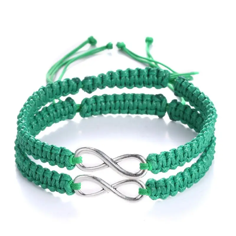 2Pcs Bohemian Lucky Kabbalah Infinity Love Figure 8 Friendship Bracelet Infinity Lovers Braided kit Fashion Jewelry
2Pcs Bohemian Lucky Kabbalah Infinity Love Figure 8 Friendship Bracelet Infinity Lovers Braided kit Fashion Jewelry