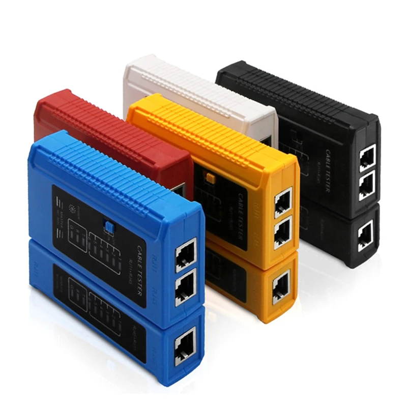 1pc Network cable tester Repair Tool Circuits RJ45 RJ11 Wiring Problem Network Cable Tester LED
1pc Network cable tester Repair Tool Circuits RJ45 RJ11 Wiring Problem Network Cable Tester LED