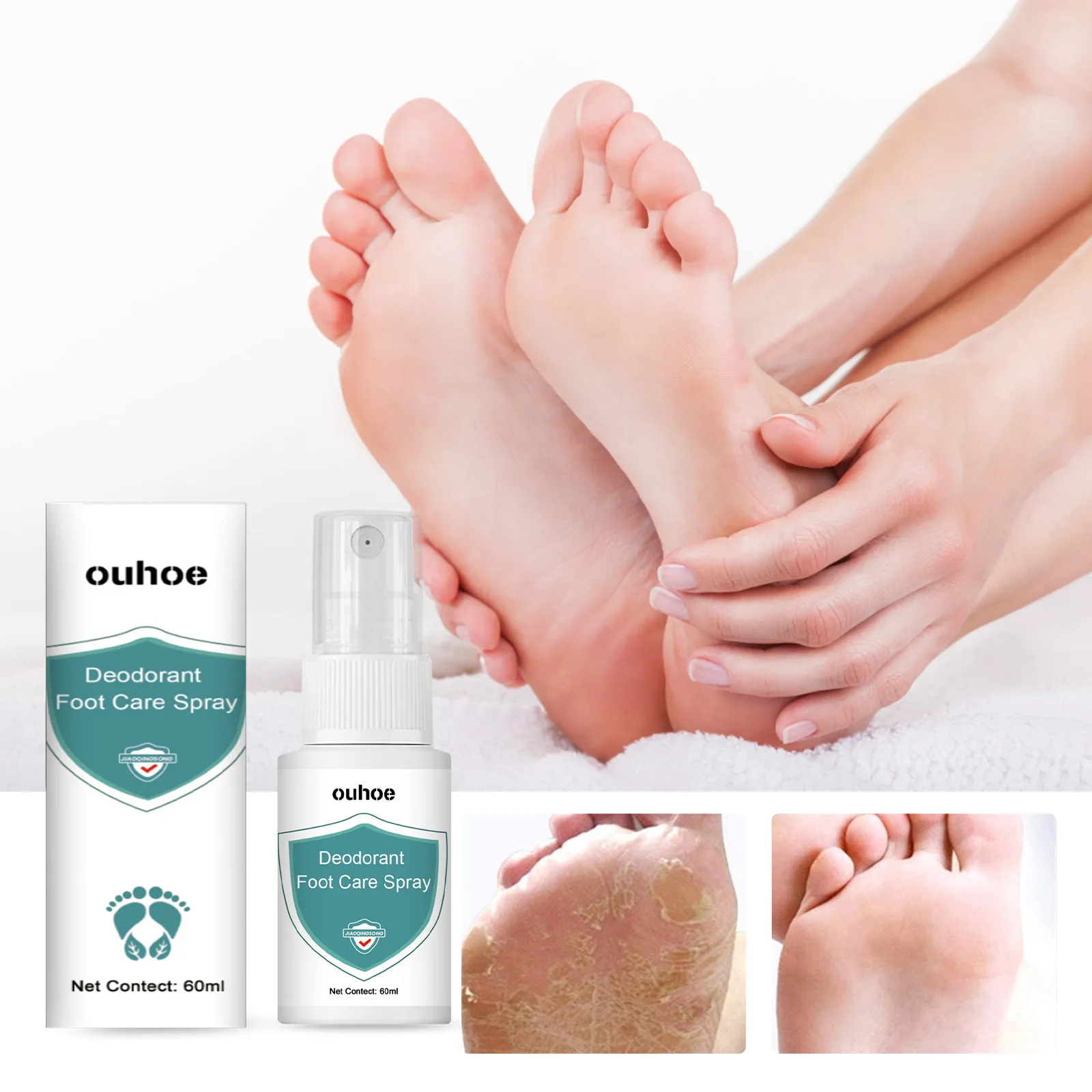 Deodorant Foot Care Spray Long-Lasting Antibacterial Treatment Quickly Relieve Itching Odor Removal Anti Dry Peeling Moisturizes
Deodorant Foot Care Spray Long-Lasting Antibacterial Treatment Quickly Relieve Itching Odor Removal Anti Dry Peeling Moisturizes